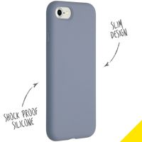 Accezz Liquid Silikoncase Apple iPhone SE (2022 / 2020) / 8 / 7 - Lavender Gray