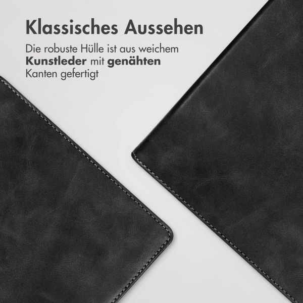 imoshion Klapphülle Sleepcover mit strap und stand für das Kobo Clara Colour / Clara BW / Tolino Shine 5 / Shine Color - Schwarz
