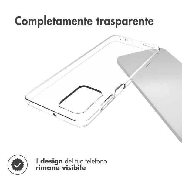 Accezz Clear TPU Backcover Motorola Moto G73 - Transparent