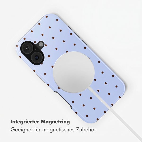 Selencia Vivid Rückabdeckung mit MagSafe Apple iPhone 16 - Happy Dots Digital Sky