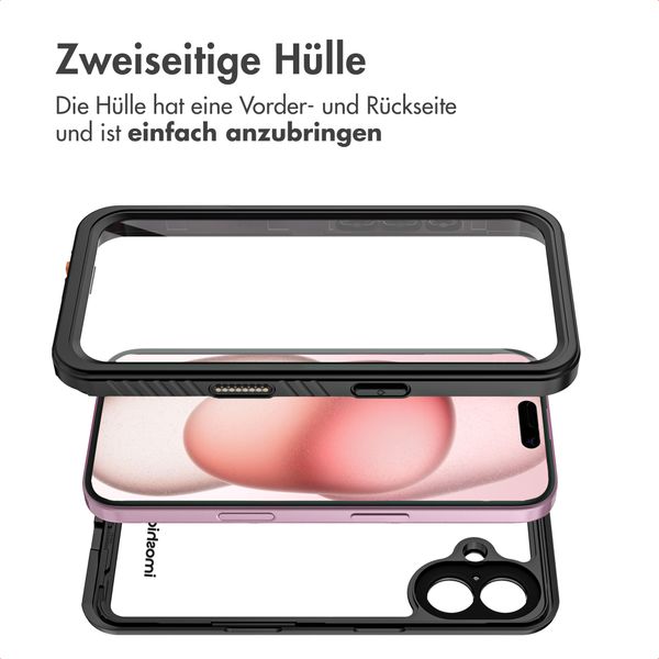 imoshion Wasserdichte 360 Hülle Apple iPhone 16 - Schwarz