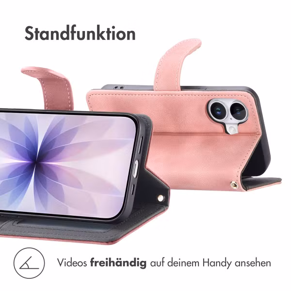 imoshion Klapphülle mit Kordel Apple iPhone 17 - Rosa