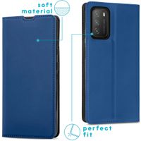 imoshion Slim Folio Klapphülle Xiaomi Poco M3 - Dunkelblau