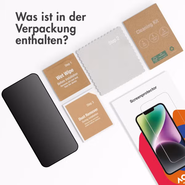 Accezz Privacy Displayschutz aus gehärtetem Glas für das Samsung Galaxy S25 Plus