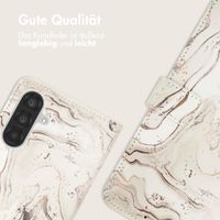 imoshion Design Klapphülle Samsung Galaxy A36 - Sandy Marble