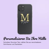 Hülle mit eigenem Foto und/oder Text Apple iPhone 15 - Letter