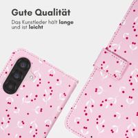 imoshion Design Klapphülle Samsung Galaxy A35 - Blush Berries