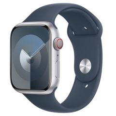 Apple Sport Band für die Apple Watch Series 1 bis 10 / SE / Ultra (2) (44/45/46/49 mm) - Größe M/L - Storm Blue