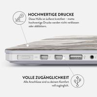 Burga Hardshell Hülle für das MacBook Pro 14 Zoll (2021 / 2023 M3 chip / 2024 M4 chip) - A2442 / A2779 / A2918 / A3112 / A3185 / A3401 - Snowstorm