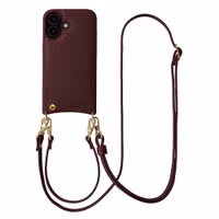 Selencia Nova HandyHülle mit Kordel und Kartenhalter Apple iPhone 16 - Bold Burgundy