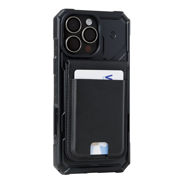 UAG Metropolis Vegan Leather Wallet MagSafe - Kartenhalter - Schwarz