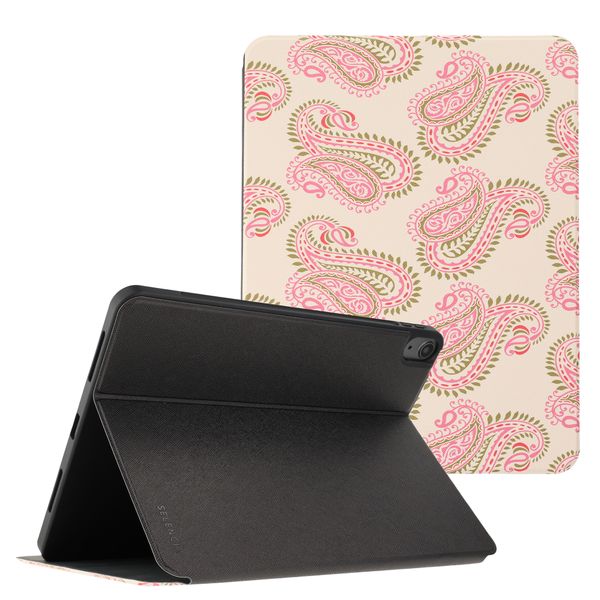 Selencia Vivid Klapphülle Apple iPad Air 11 Zoll (2026) M4 / (2025) M3 / (2024) M2 / Air 5 (2022) / Air 4 (2020) - Paisley Blush