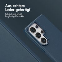 Accezz MagSafe Leather Backcover Samsung Galaxy S26 Ultra - Nightfall Blue