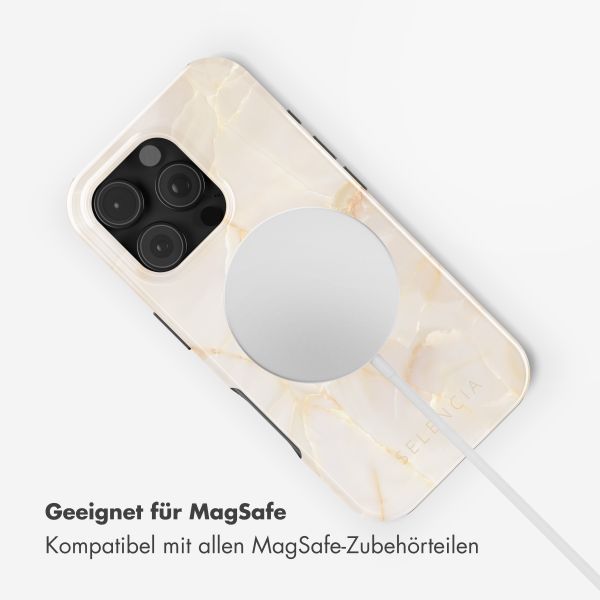Selencia Vivid Rückabdeckung mit MagSafe Apple iPhone 16 Pro Max - Golden Beige Marble