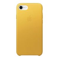 Apple Leder-Case Gelb für das Apple iPhone SE (2022 / 2020) / 8 / 7