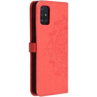 Mandala Klapphülle für das Samsung Galaxy A51 - Rot