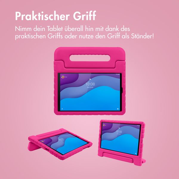 imoshion Schutzhülle mit Handgriff kindersicher Lenovo Tab M10 HD (2nd gen) - Rosa
