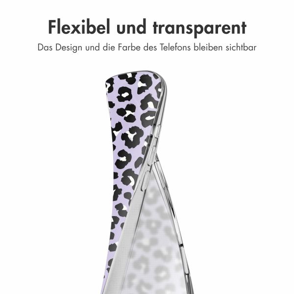 imoshion Design Hülle Apple iPhone 16 - Leopard Lilac