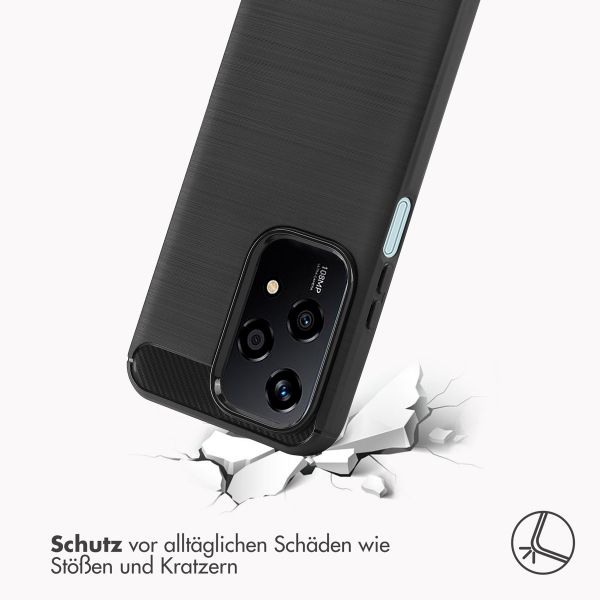 imoshion Brushed Back Cover Honor 200 Lite - Schwarz