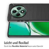 imoshion Brushed Back Cover für das Oppo Reno 12F 5G - Schwarz