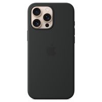 Apple Silikon-Case MagSafe für das Apple iPhone 16 Pro Max - Black