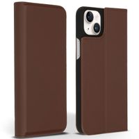 Accezz Premium Leather Slim Klapphülle für das Apple iPhone 14 Plus - Braun