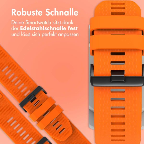 imoshion QuickFit® Silikonarmband -   Garmin 26 mm Anschluss - Orange
