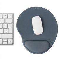 imoshion Ergonomisches Mauspad - Mauspad mit Handgelenkstütze - 30 x 25 cm - Sealblau