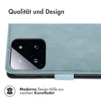 imoshion Luxuriöse Klapphülle Xiaomi 14T Pro - Hellblau