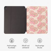 Selencia Vivid Klapphülle Samsung Galaxy Tab A11 Plus / A9 Plus - Paisley Blush