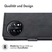 imoshion Luxuriöse Klapphülle für das OnePlus 11 - Schwarz