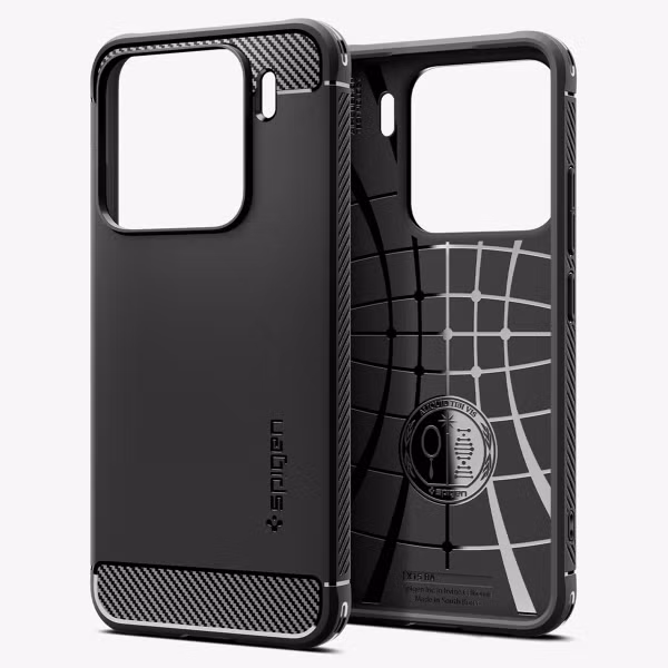 Spigen Schwarzes Rugged Armor Case Xiaomi 15 - Matte Black