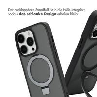 Accezz Ring Stand Backcover mit MagSafe für das Apple iPhone 14 Pro - Schwarz