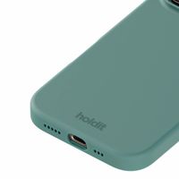 Holdit Silicone Case für das iPhone 16 Pro - Moss Green