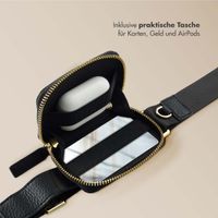Selencia Handykette mit kleiner Tasche - Midnight Black