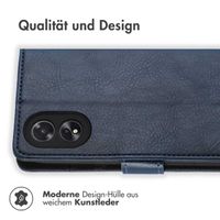imoshion Luxuriöse Klapphülle Oppo A18 / Oppo A38 - Dunkelblau