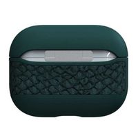 Njorð Collections Salmon Leather Case für Apple AirPods Pro 1 / Pro 2 - Dark Green