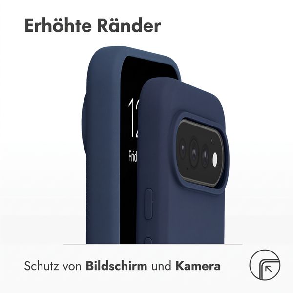 Accezz Liquid Silikoncase mit MagSafe Google Pixel 11 / 11 Pro / 10 / 10 Pro - Dunkelblau
