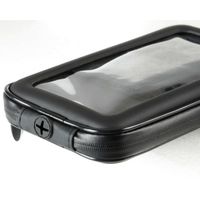 Lampa Telefonhalter Motorroller - Spritzwassergeschützt - Spiegel- und Windschutzscheibenbefestigung - Schwarz