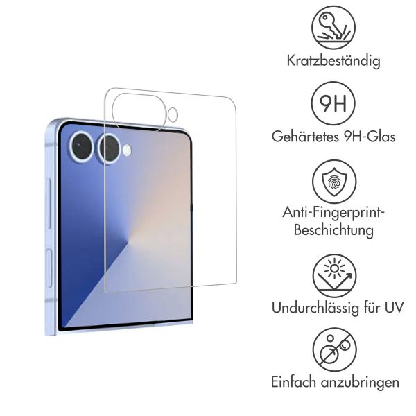 Accezz Screen Protector aus gehärtetem Glas Samsung Galaxy Z Flip 7