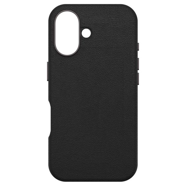 OtterBox Symmetry Cactus Leder Back Cover MagSafe für das iPhone 16 - Noir Ash