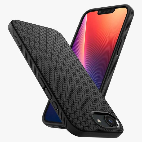 Spigen Liquid Air™ Case iPhone 16e - Matte Black