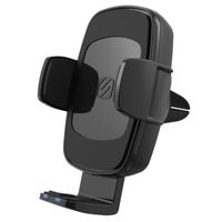 Scosche Wireless Charging Universal phone mount - Handyhalterung Auto - Armaturenbrett / Windschutzscheibe / Lüftungsgitter - Kabelloses Ladegerät - Schwarz