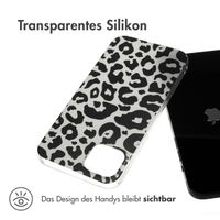 imoshion Design Hülle Apple iPhone 15 Plus - Leopard Transparent
