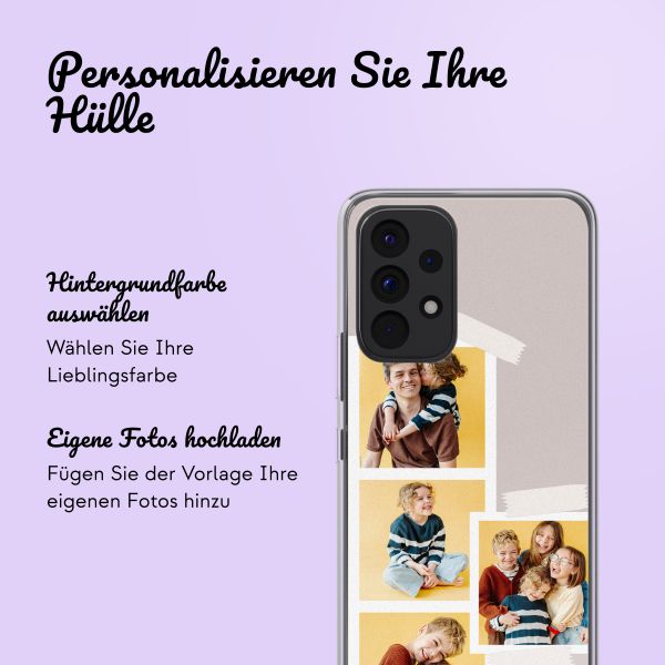 Personalisierte Hülle mit Filmrolle N°1 Samsung Galaxy A54 (5G) - Transparent