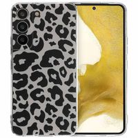 imoshion Design Hülle Samsung Galaxy S22 - Leopard Transparent