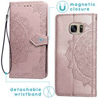 imoshion Mandala Klapphülle Samsung Galaxy S7 - Rosé gold