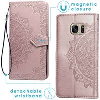 imoshion Mandala Klapphülle für das Samsung Galaxy S7 - Rose Gold