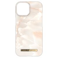 iDeal of Sweden Fashion Back Case Apple iPhone 15 - Rose Pearl Marble