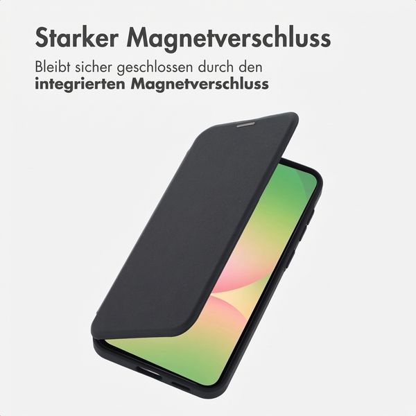 imoshion Transparente Bookcase mit MagSafe Samsung Galaxy A57 (5G) - Schwarz